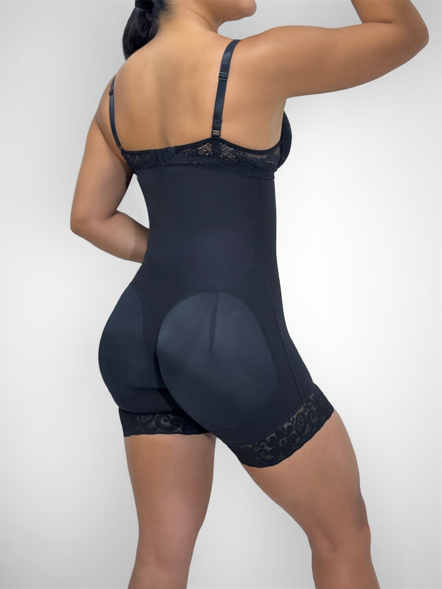 Strapless high compresion shapewear