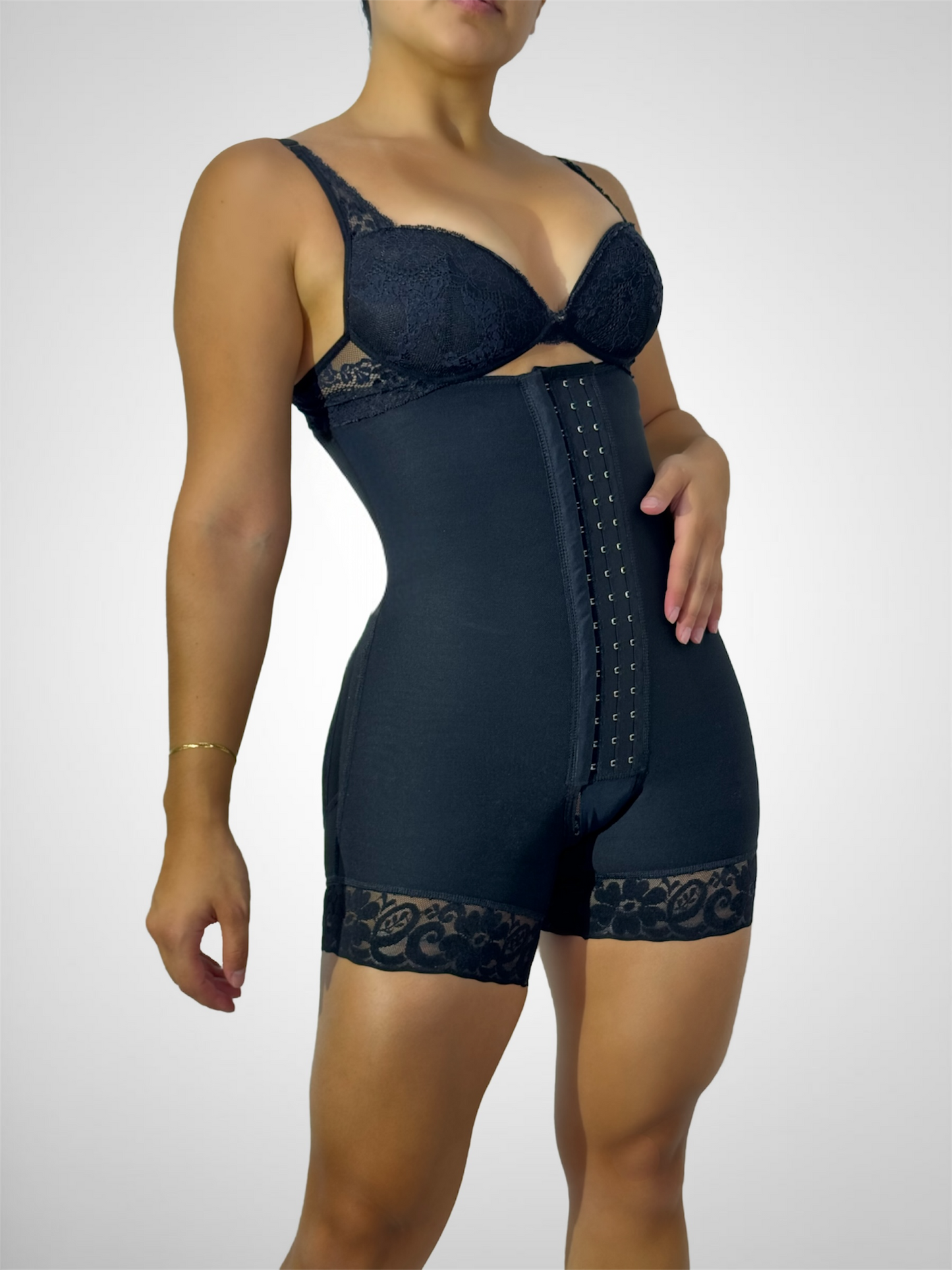Strapless high compresion shapewear